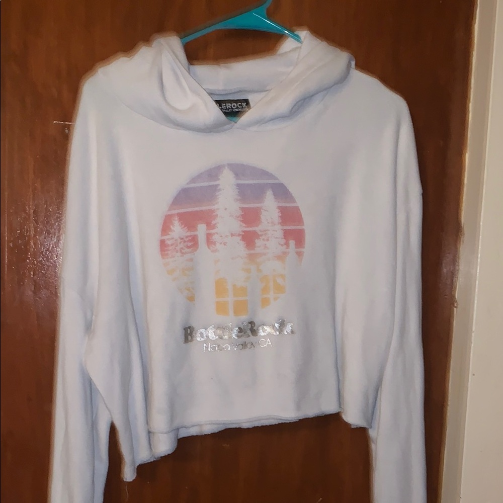 Bottlerock Napa Valley White Hoodie with Graphic